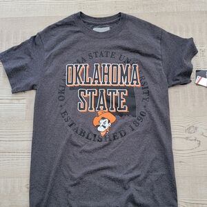 Oklahoma State University Charcoal Tee NWT Size S